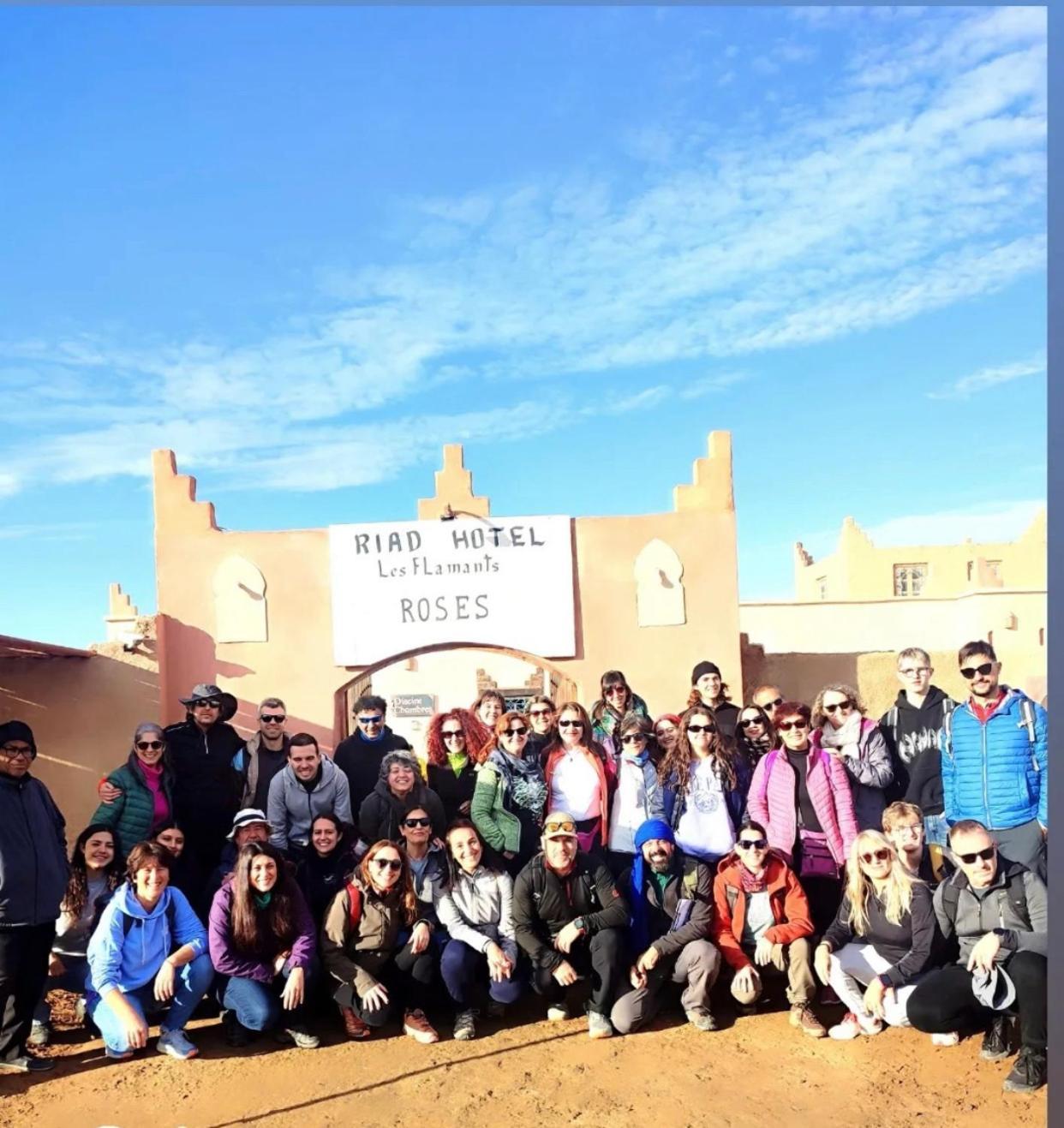 Riad Hotel Les Flamants Merzouga Exteriör bild